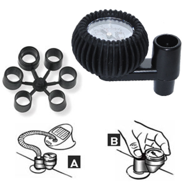 Манометр BRAVO SP125/1проходной в Манометр BRAVO SP125/1проходной в