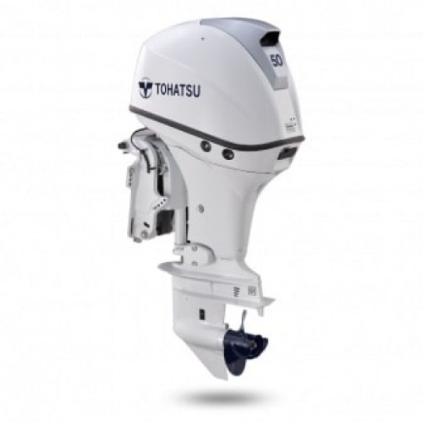 Лодочный мотор Tohatsu MFS 50W ЕТL 4 тактный белый в 