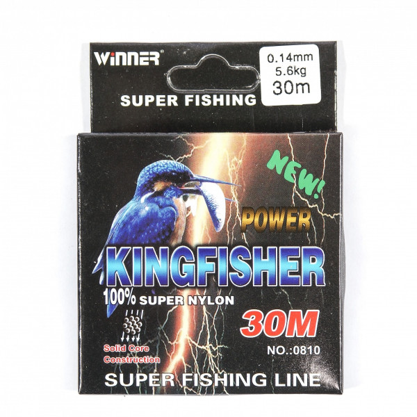 Леска зимняя Winner KingFisher -30C 30 м. 0,08 мм в 