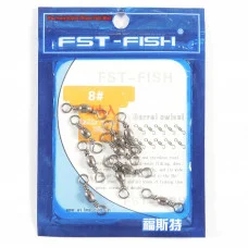 Вертлюг FST-Fish №0, 10 шт
