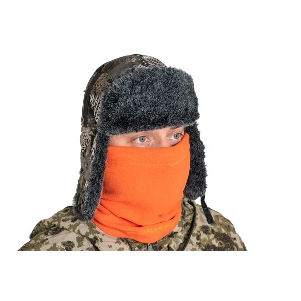 Шарф 3 в 1 / флис / оранжевый в 